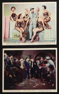 2k027 GUYS & DOLLS 11 color 8x10 stills '55 Marlon Brando, Jean Simmons, Sinatra & Blaine!