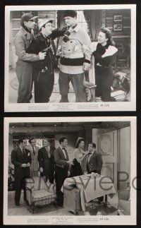 2k853 HIT THE ICE 4 8x10 stills R49 great images of Ginny Simms w/Bud Abbott & Lou Costello!