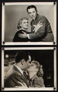 2k377 I STOLE A MILLION 11 8x10 stills '39 cool crime images of George Raft, pretty Claire Trevor!