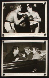 2k351 IRON MAN 12 8x10 stills '51 Jeff Chandler & Rock Hudson trading punches in the boxing ring!