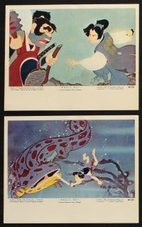 2k107 MAGIC BOY 7 color 8x10 stills '60 Japanese animated ninja fantasy adventure, early anime!