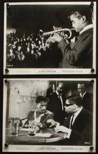 2k181 MAN CALLED ADAM 36 8x10 stills '66 Sammy Davis Jr. + Louis Armstrong playing trumpet!