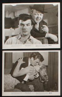 2k281 MAN IN THE VAULT 15 8x10 stills '56 William Campbell, some with sexiest Anita Ekberg!
