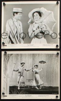 2k928 MARY POPPINS 3 8x10 stills '64 Julie Andrews & Dick Van Dyke in Walt Disney's musical classic