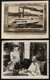 2k879 RIVER LADY 4 8x10 stills '48 Dan Duryea, sexiest Helena Carter, great steamboat art image!