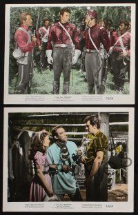 2k152 SEMINOLE 4 color 8x10 stills '53 Rock Hudson, Native American Anthony Quinn, Barbara Hale!