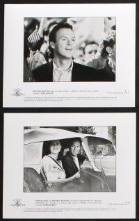 2k573 SPEECHLESS 8 8x10 stills '94 Michael Keaton, Geena Davis, Christopher Reeve, Bonnie Bedelia