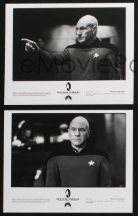2k949 STAR TREK: GENERATIONS 3 8x10 stills '94 all w/ Patrick Stewart as Captain Jean-Luc Picard!
