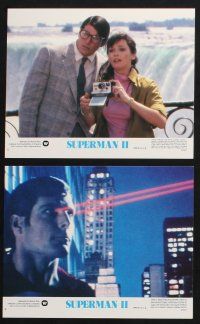 2k093 SUPERMAN II 8 8x10 mini LCs '81 Christopher Reeve, Gene Hackman, Margot Kidder