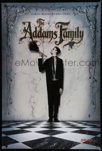 2m044 ADDAMS FAMILY int'l teaser 1sh '91 Carel Struycken as Lurch, weird is relative!