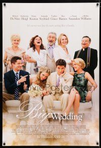 2m102 BIG WEDDING advance DS 1sh '13 Robert De Niro, Katherine Heigl, Diane Keaton!