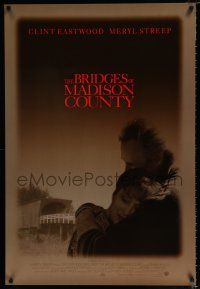 2m127 BRIDGES OF MADISON COUNTY advance DS 1sh '95 Clint Eastwood directs & stars w/Meryl Streep!