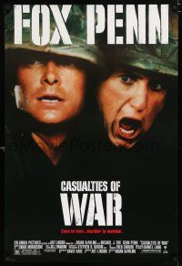 2m146 CASUALTIES OF WAR 1sh '89 Michael J. Fox, Sean Penn, directed by Brian De Palma!