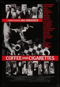 2m172 COFFEE & CIGARETTES 1sh '03 Jim Jarmusch, Bill Murray, White Stripes, Iggy Pop!