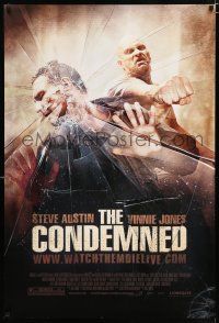 2m175 CONDEMNED DS 1sh '07 Stone Cold Steve Austin punching out Vinnie Jones!