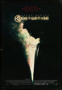 2m176 CONSTANTINE advance 1sh '05 cool profile image of Keanu Reeves!