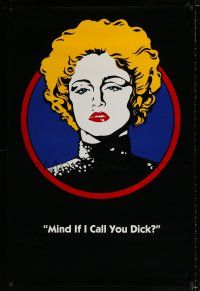 2m202 DICK TRACY teaser 1sh '90 art of Madonna as Breathless Mahoney, Mind if I call you Dick