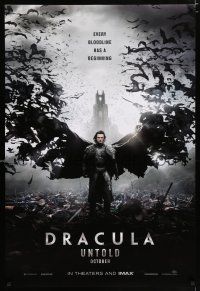 2m212 DRACULA UNTOLD teaser DS 1sh '14 every bloodline has a beginning, vampires!