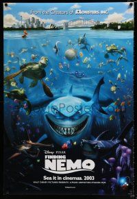 2m267 FINDING NEMO advance DS 1sh '03 best Disney & Pixar animated fish movie, Bruce!