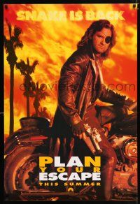 2m237 ESCAPE FROM L.A. teaser 1sh '96 John Carpenter, Kurt Russell is back as Snake Plissken!