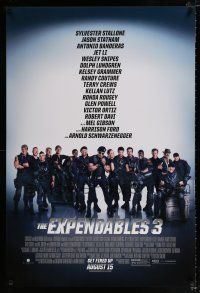 2m244 EXPENDABLES 3 advance DS 1sh '14 Sylvester Stallone, Mel Gibson, Jet Li & all-star cast!