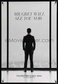 2m265 FIFTY SHADES OF GREY teaser DS 1sh '15 Jamie Dornan in the title role as Christian Grey!