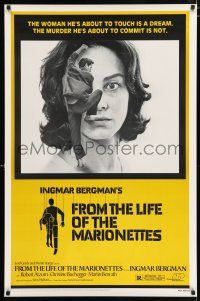 2m280 FROM THE LIFE OF THE MARIONETTES 1sh '80 Ingmar Bergman, Christine Buchegger, Atzorn