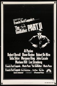 2m300 GODFATHER PART II int'l 1sh '74 Al Pacino in Francis Ford Coppola classic crime sequel!