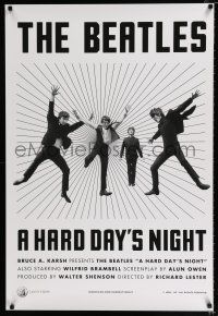2m326 HARD DAY'S NIGHT 1sh R14 image of The Beatles in their first film, rock & roll classic!