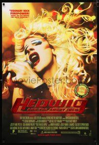 2m343 HEDWIG & THE ANGRY INCH DS foil 1sh '01 transsexual punk rocker James Cameron Mitchell!