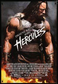 2m346 HERCULES advance DS 1sh '14 cool image of Dwayne Johnson in the title role!