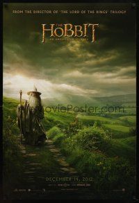 2m357 HOBBIT: AN UNEXPECTED JOURNEY teaser DS 1sh '12 cool image of Ian McKellen as Gandalf!