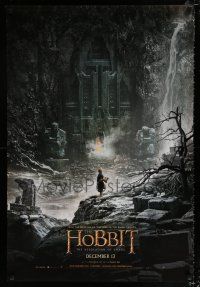 2m360 HOBBIT: THE DESOLATION OF SMAUG teaser DS 1sh '13 cool image of Bilbo outside Erebor!