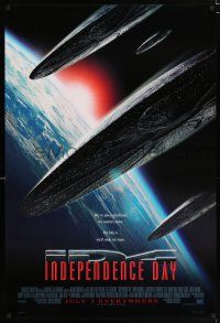 2m400 INDEPENDENCE DAY style B advance 1sh '96 great image of alien ships coming to Earth!