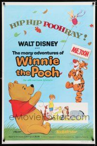 2m516 MANY ADVENTURES OF WINNIE THE POOH 1sh '77 and Tigger too, cute images!