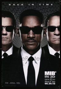2m528 MEN IN BLACK 3 teaser DS 1sh '12 Will Smith, Tommy Lee Jones, Josh Brolin, sci-fi sequel!
