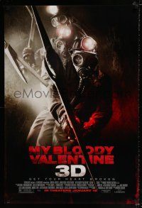 2m549 MY BLOODY VALENTINE 3D advance DS 1sh '09 Jensen Ackles, Jamie King, 3D ride to hell!