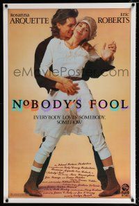 2m570 NOBODY'S FOOL 1sh '86 Rosanna Arquette dancing with Eric Roberts!