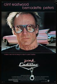 2m595 PINK CADILLAC 1sh '89 Clint Eastwood is a real man wearing really cool shades!