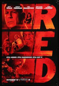 2m632 RED teaser DS 1sh '10 Bruce Willis, Morgan Freeman, John Malkovich!