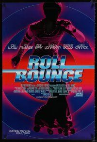 2m647 ROLL BOUNCE advance DS 1sh '05 Bow Wow, Chi McBride, cool roller skating disco art!