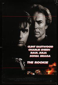 2m649 ROOKIE int'l 1sh '90 Clint Eastwood directs & stars w/Charlie Sheen!