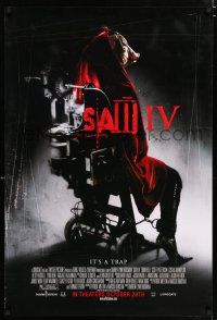 2m658 SAW IV advance 1sh '07 Tobin Bell, Costas Mandylor, wild image of pig in sexy boots!