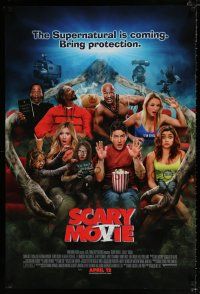 2m660 SCARY MOVIE 5 advance DS 1sh '13 the supernatural is coming, bring protection, Charlie Sheen!