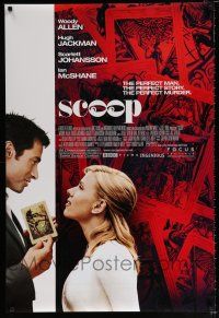 2m662 SCOOP DS 1sh '06 Woody Allen, Hugh Jackman, Scarlett Johansson!