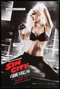 2m691 SIN CITY A DAME TO KILL FOR teaser DS 1sh '14 sexy Jessica Alba as Nancy!