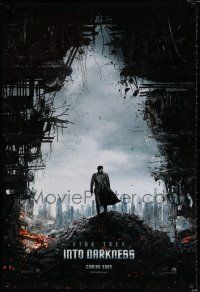 2m723 STAR TREK INTO DARKNESS teaser DS 1sh '13 cool image of rubble & Benedict Cumberbatch!
