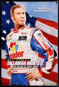 2m748 TALLADEGA NIGHTS THE BALLAD OF RICKY BOBBY teaser DS 1sh '06 NASCAR driver Will Ferrell!