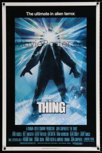 2m758 THING 1sh '82 John Carpenter classic sci-fi horror, Drew Struzan art!