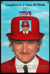 2m776 TOYS 1sh '92 Robin Williams, Joan Cusack, directed by Barry Levinson!